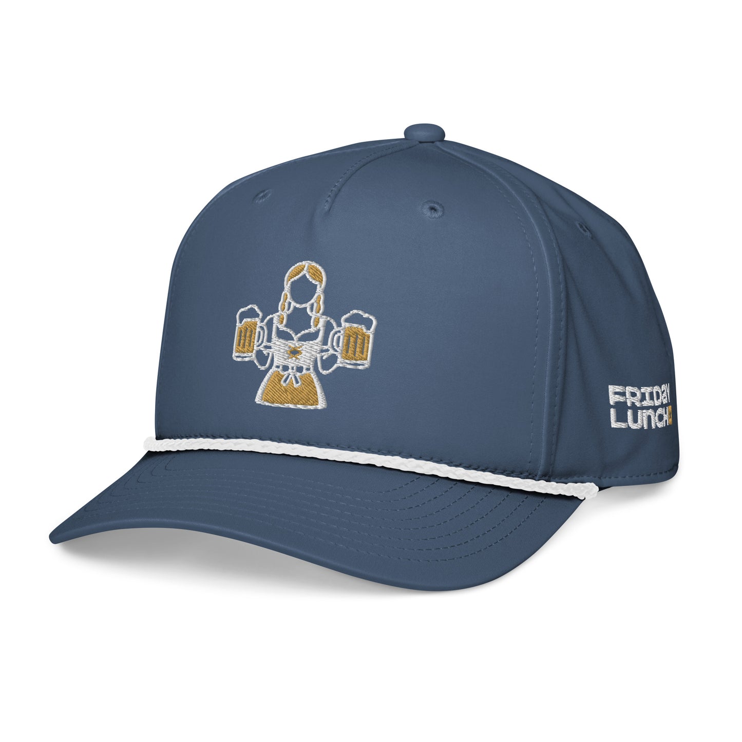 Oktoberfest Beer Gal – Embroidered Rope Cap